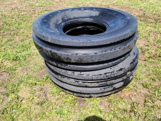 (3) 14L16.1 tractor tires